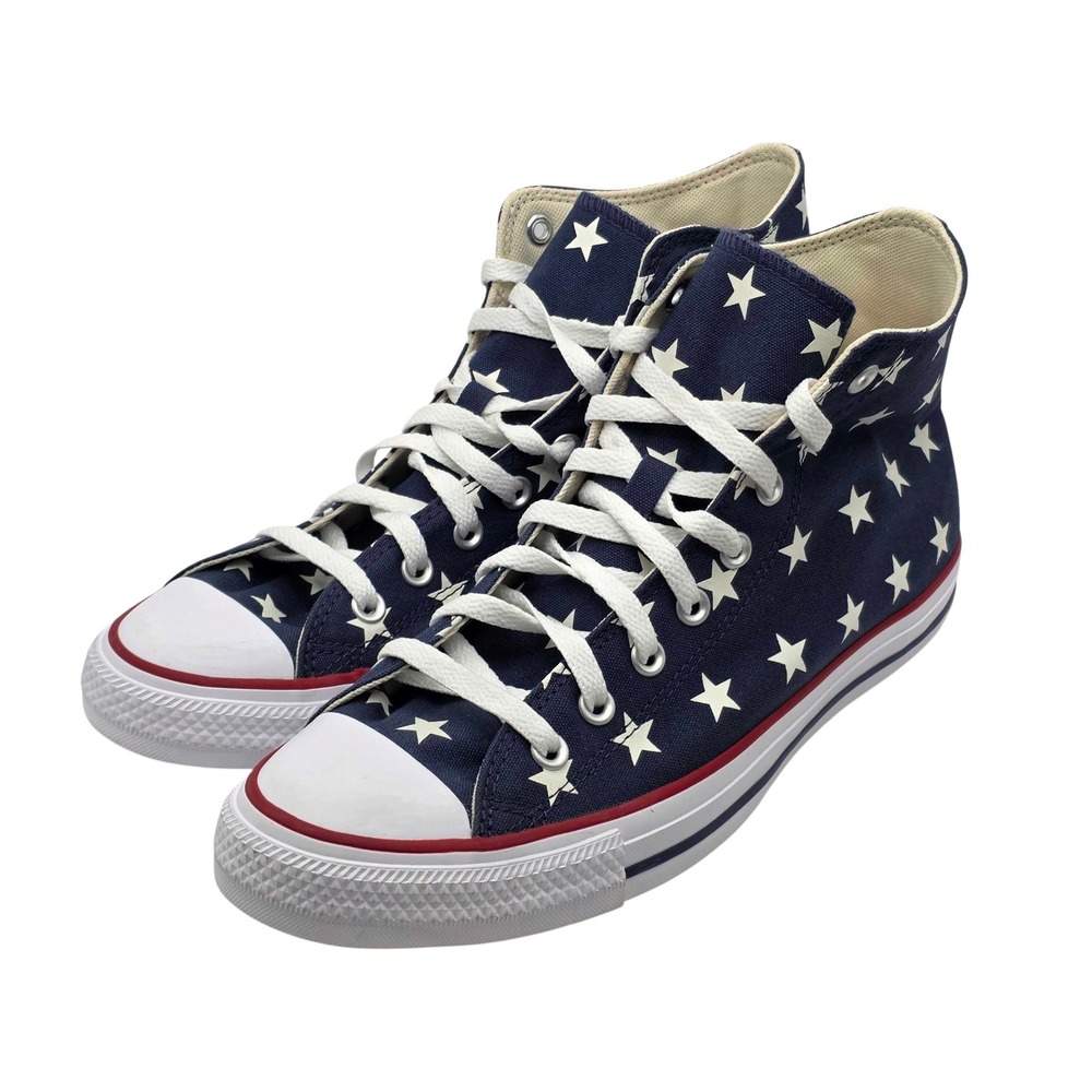 Converse Chuck Taylor All Star Hi Celestial Stars Sneakers Men's 10.5 Navy NEW